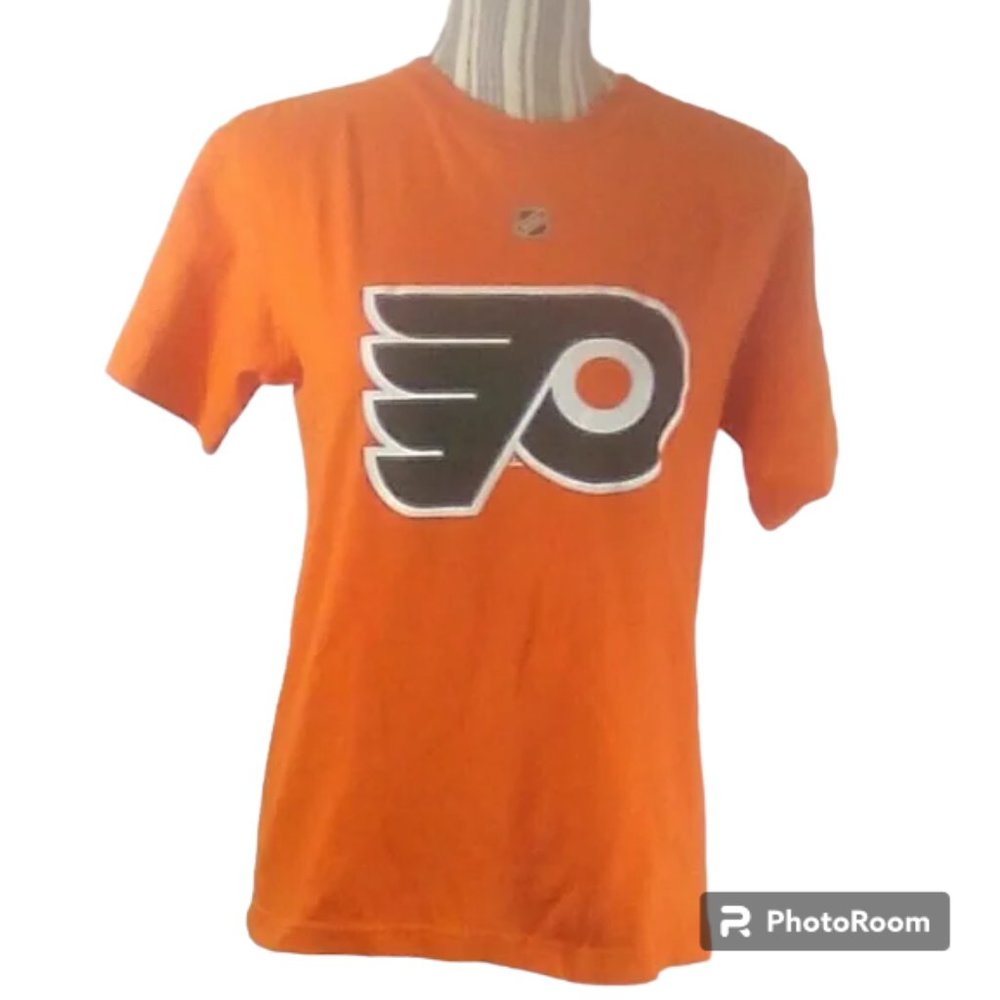 Reebok Philadelphia Flyers NHL Richards #18 T-Shirt Size Small